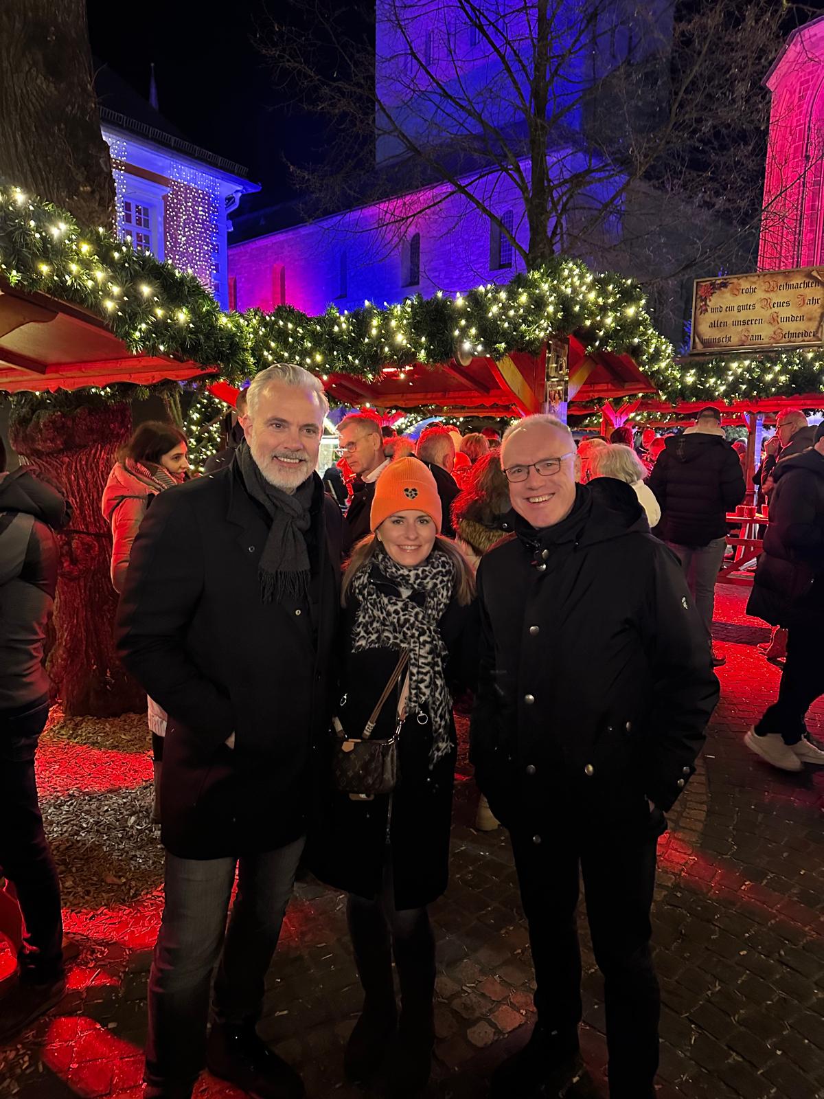 Besuch auf dem Weihnachtsmarkt